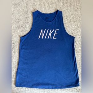 Nike tank top, size medium, blue